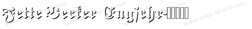 Fette Becker Engschr字体转换